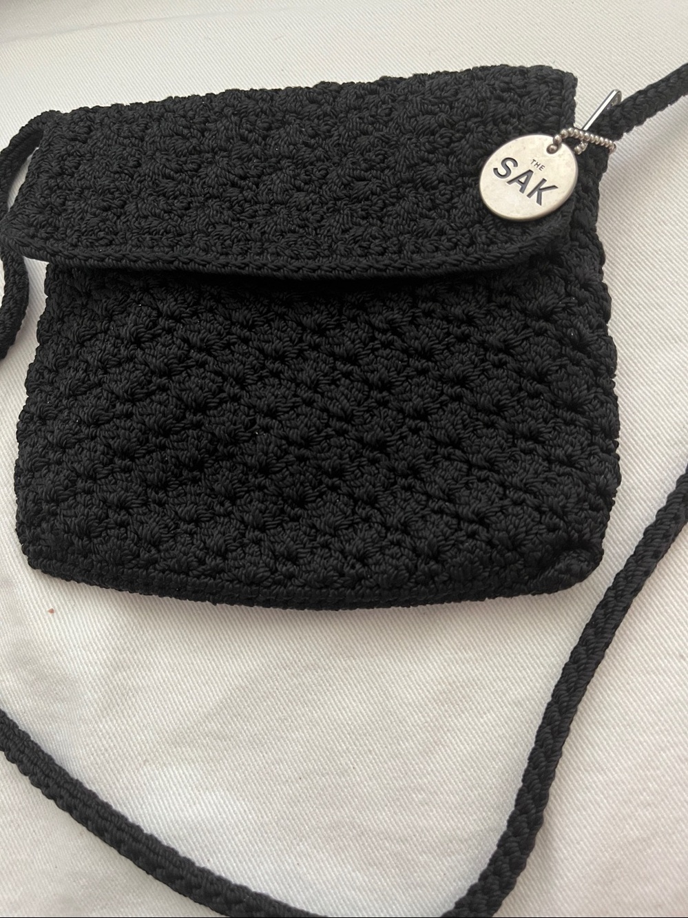 the  Sak Black Crossbody Mini Bag 
OS